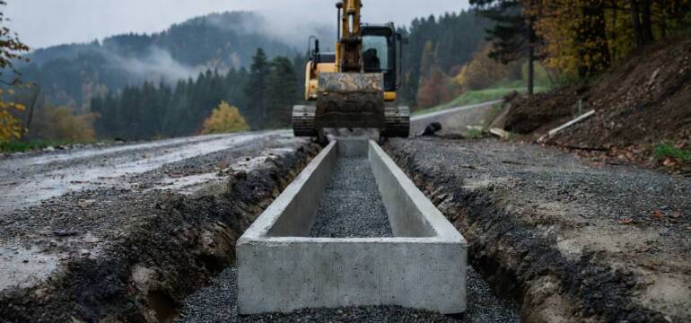 Jak dobrać betonowe elementy do odwodnienia i dojazdów na Podbeskidziu