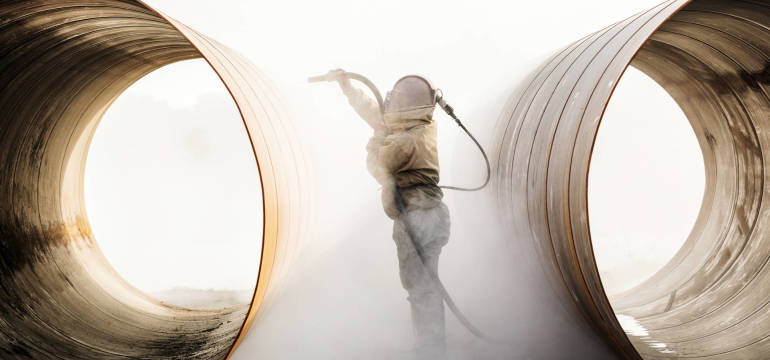 Piaskowanie i malowanie konstrukcji stalowych – Zakład Usług Podwodnych Andrzej Denis