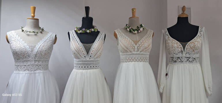 Efektowna suknia ślubna niczym z bajki tylko z salonu sukni ślubnych Biały Sklep