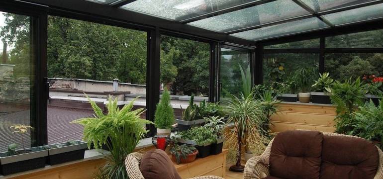 Преимущества зимних садов из алюминиевых конструкций