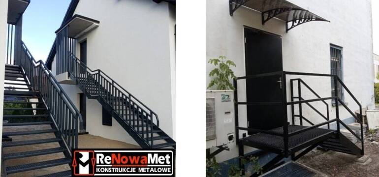 Zewnętrzne schody na zamówienie - Renowamet Miłosz Chałubowicz