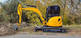 Prace ziemne minikoparką w ofercie firmy Grubszy Szpadel