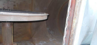 Czyszczenie i wymiana złoża ceramicznego w dopalaczu termicznym RTO oferowane przez firmę Mgbs Sp. z o.o.