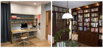 Wyjątkowe biuro - meble do gabinetu wykonane na zamówienie przez Karpo Meble