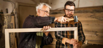 Drugie życie drewna z odzysku.